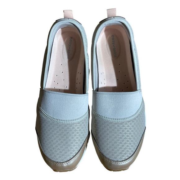 NEW! Easy Spirit Setwist 2 slip on fabric shoe. Comfort. Tan. Women's Size 10W - Picture 2 of 6